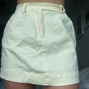 Urban outfitters yellow skirt